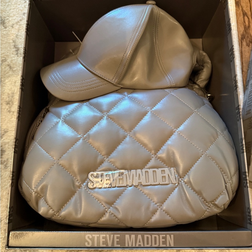 Steve Madden Gravity Grey Quilted Set